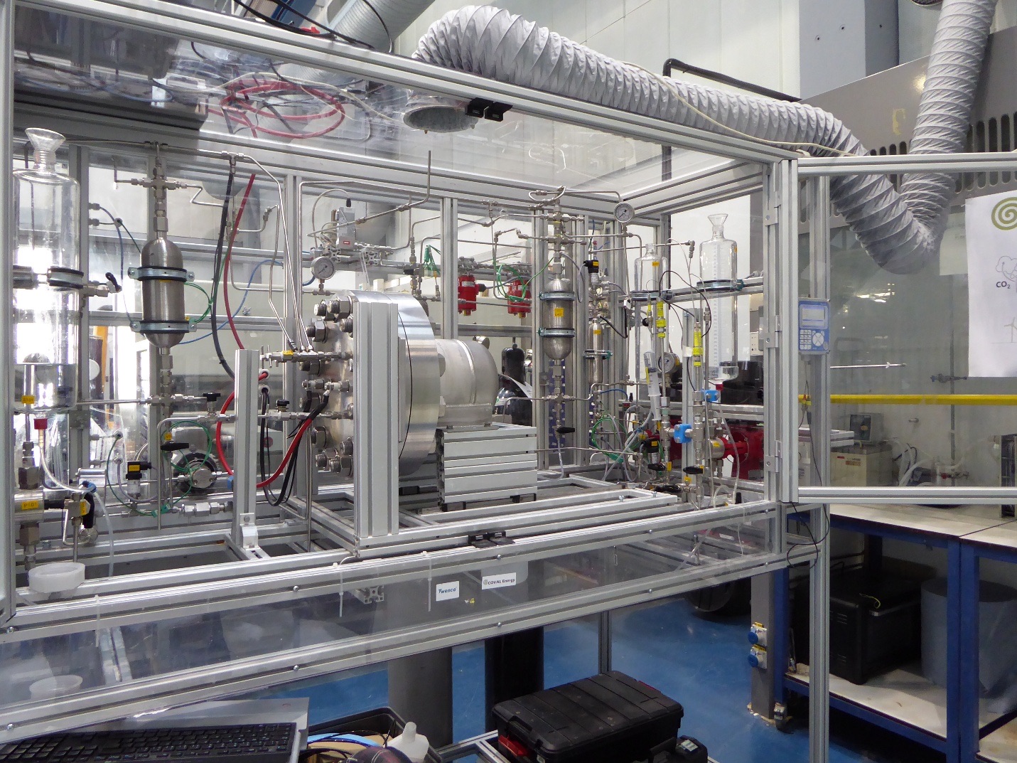 The Coval Electrolyser test installation